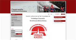 Desktop Screenshot of feuerwehr-nordshausen.de